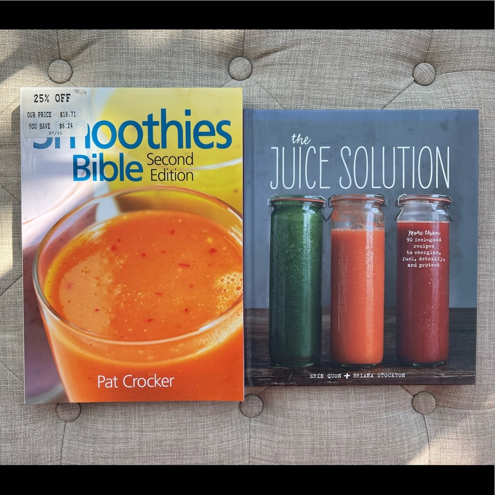 Smoothie and Juice Recipe Books🥤🍓🍌🫐🥬🥕